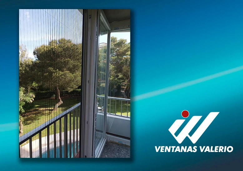 Mosquitera plisada para ventanas y puertas de terraza