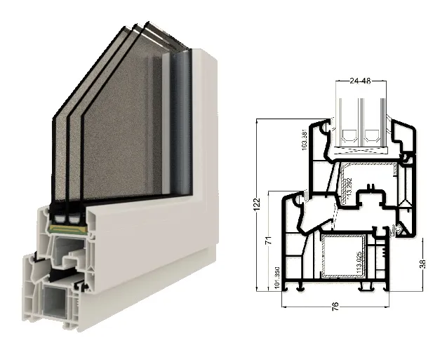 Veka softline 76